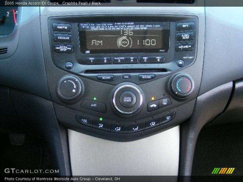 Graphite Pearl / Black 2005 Honda Accord EX Coupe