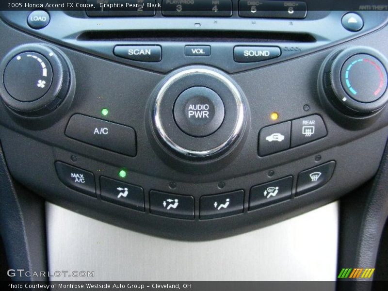 Graphite Pearl / Black 2005 Honda Accord EX Coupe