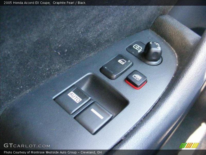 Graphite Pearl / Black 2005 Honda Accord EX Coupe