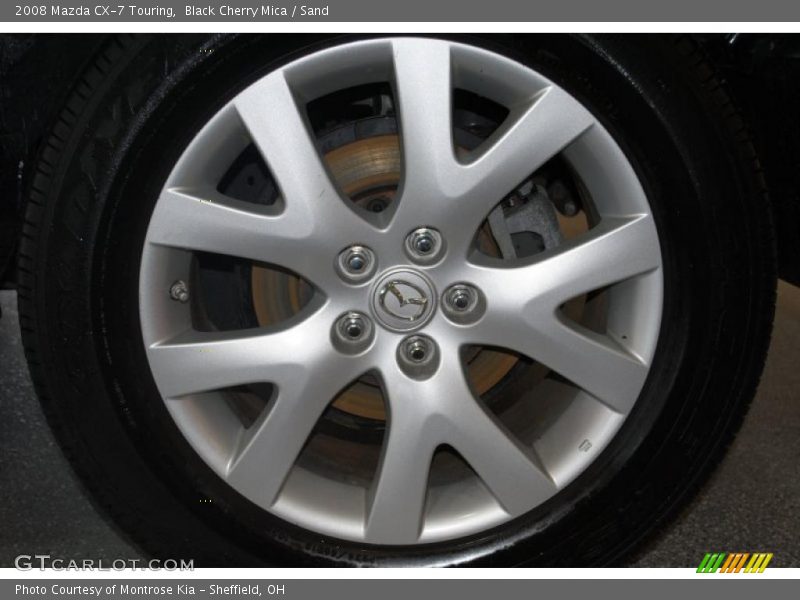 Black Cherry Mica / Sand 2008 Mazda CX-7 Touring