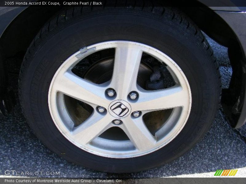 Graphite Pearl / Black 2005 Honda Accord EX Coupe