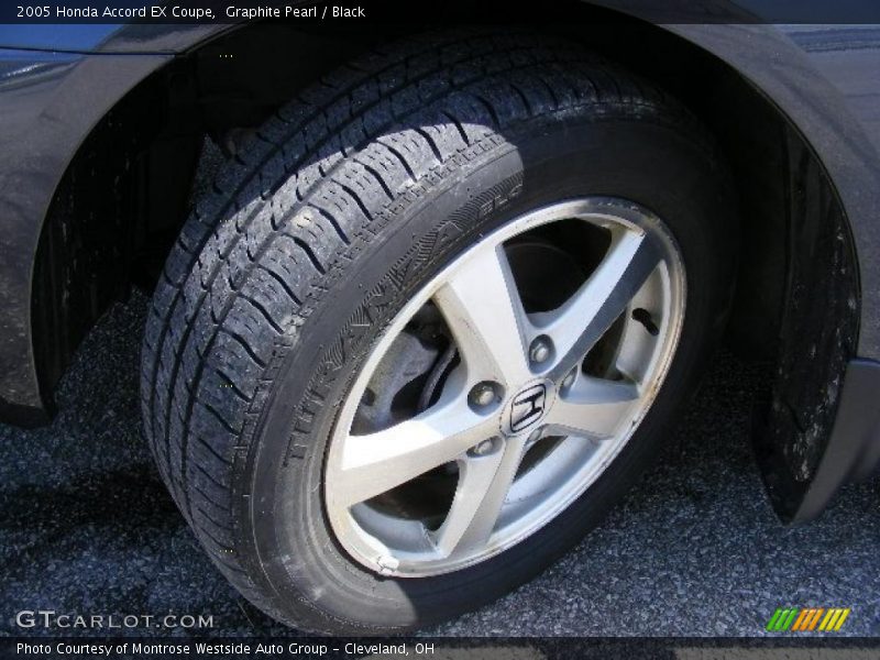 Graphite Pearl / Black 2005 Honda Accord EX Coupe