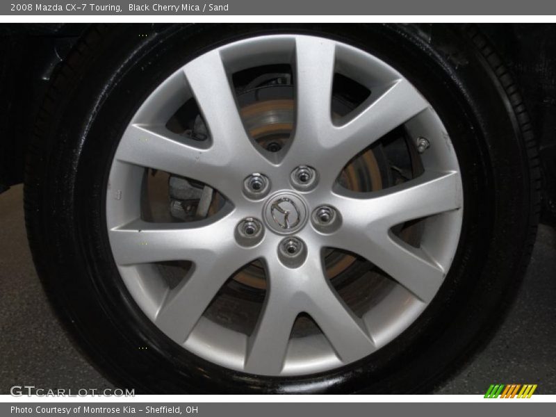 Black Cherry Mica / Sand 2008 Mazda CX-7 Touring