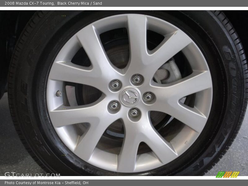 Black Cherry Mica / Sand 2008 Mazda CX-7 Touring