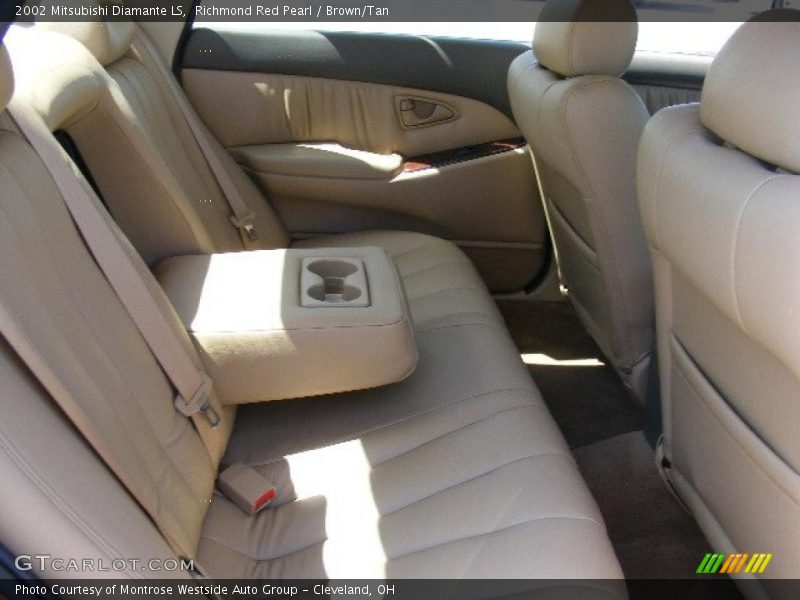 Richmond Red Pearl / Brown/Tan 2002 Mitsubishi Diamante LS
