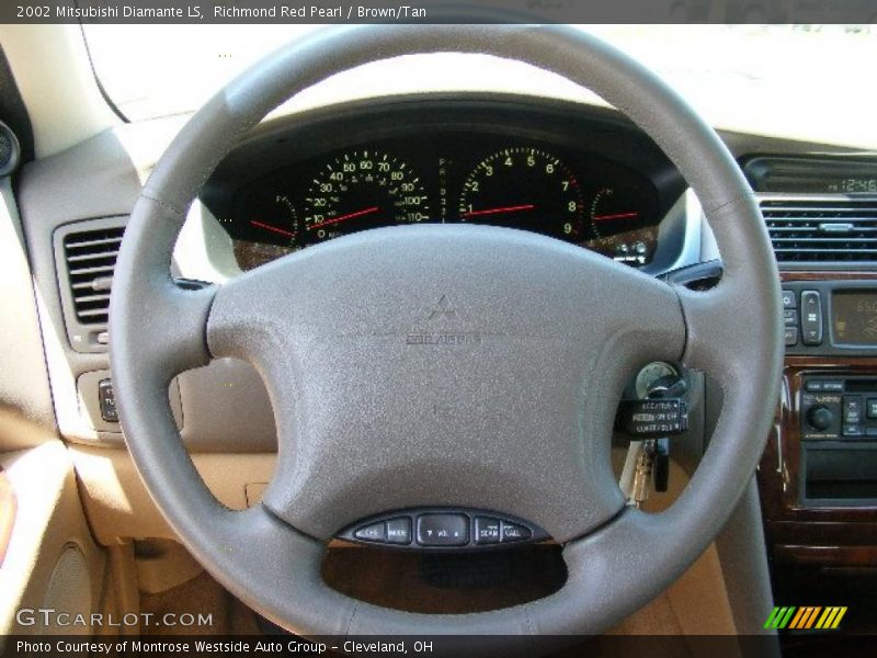 Richmond Red Pearl / Brown/Tan 2002 Mitsubishi Diamante LS