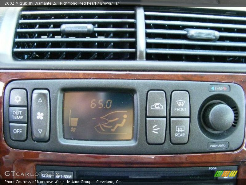 Richmond Red Pearl / Brown/Tan 2002 Mitsubishi Diamante LS