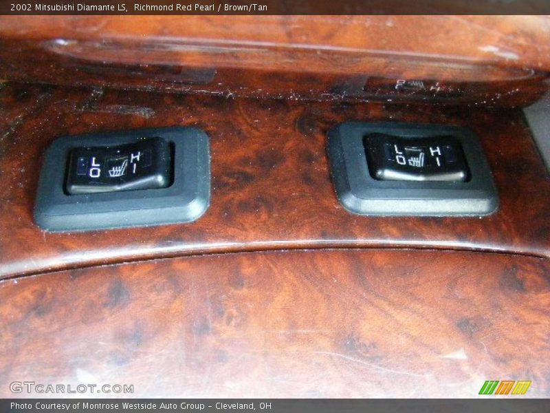 Richmond Red Pearl / Brown/Tan 2002 Mitsubishi Diamante LS