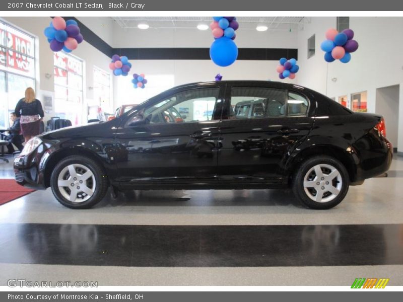 Black / Gray 2007 Chevrolet Cobalt LT Sedan