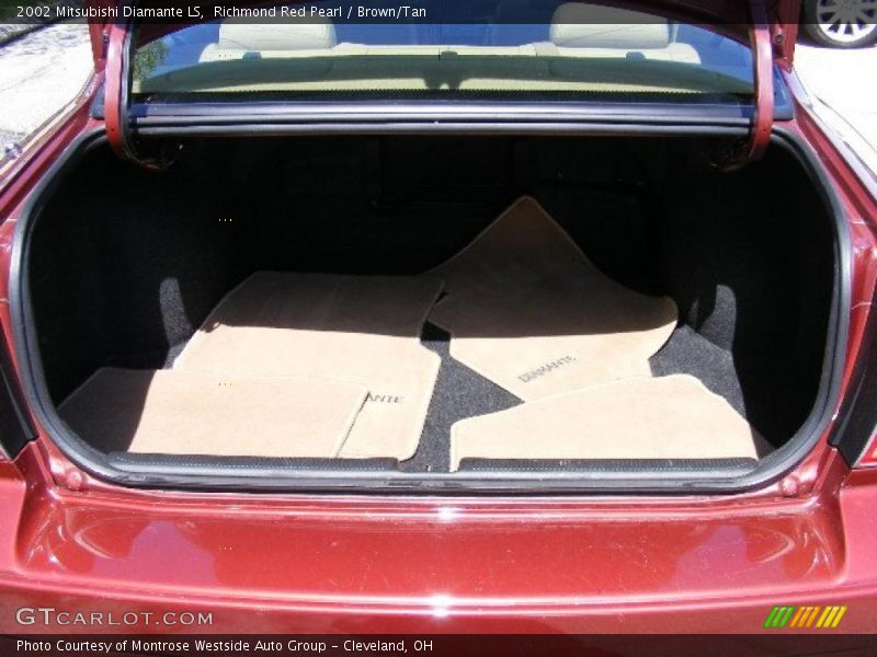 Richmond Red Pearl / Brown/Tan 2002 Mitsubishi Diamante LS