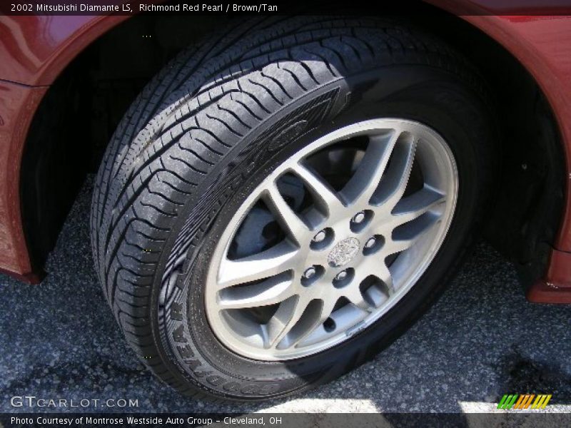 Richmond Red Pearl / Brown/Tan 2002 Mitsubishi Diamante LS