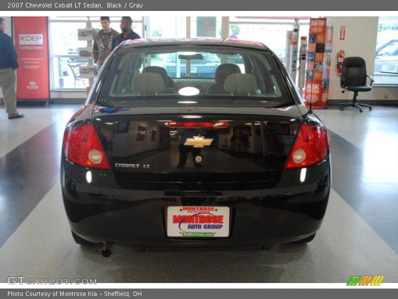 Black / Gray 2007 Chevrolet Cobalt LT Sedan