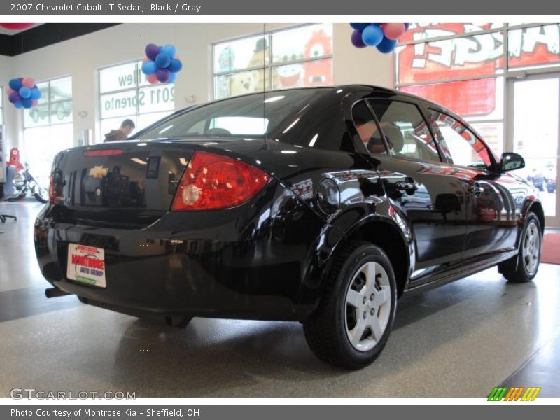 Black / Gray 2007 Chevrolet Cobalt LT Sedan