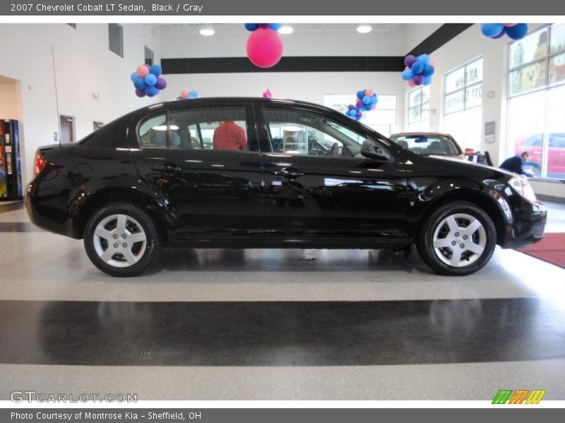 Black / Gray 2007 Chevrolet Cobalt LT Sedan