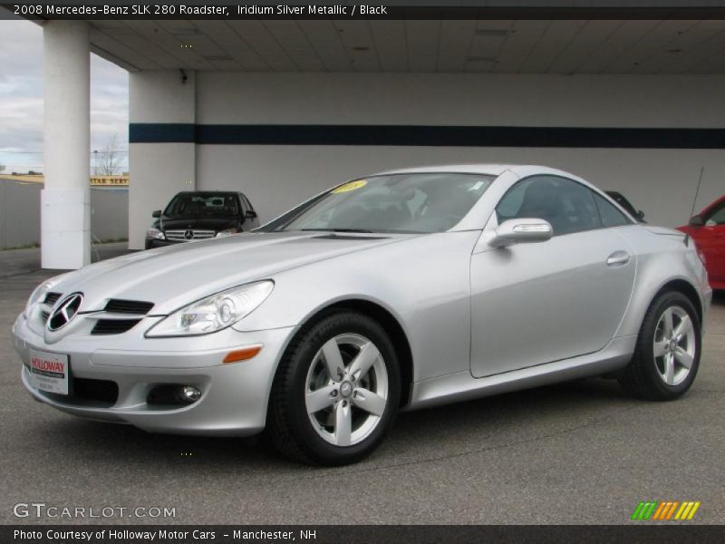 Iridium Silver Metallic / Black 2008 Mercedes-Benz SLK 280 Roadster