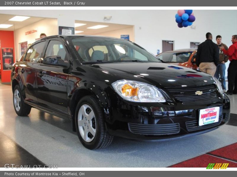 Black / Gray 2007 Chevrolet Cobalt LT Sedan