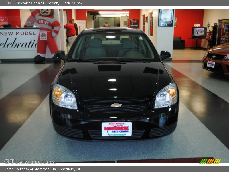 Black / Gray 2007 Chevrolet Cobalt LT Sedan