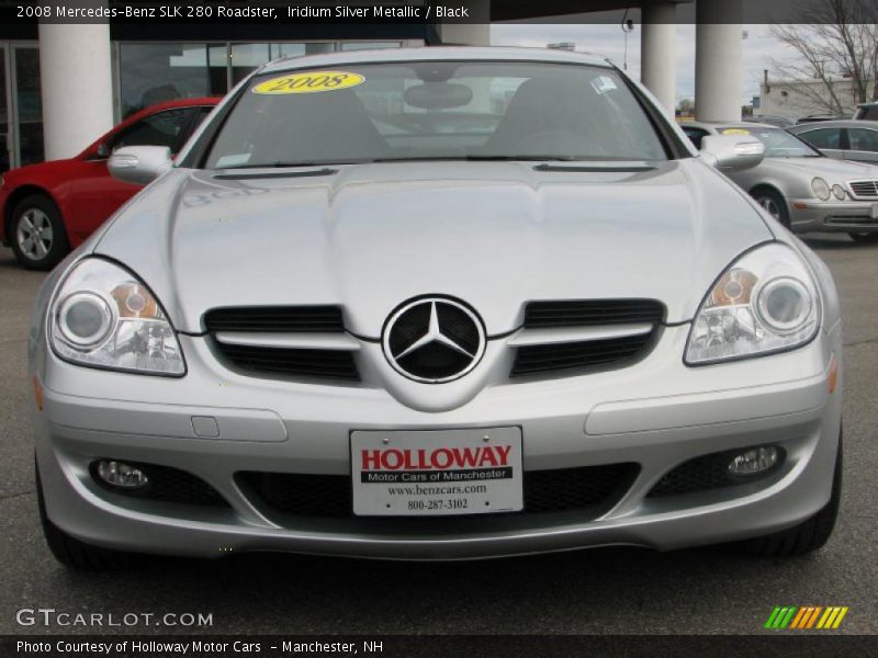 Iridium Silver Metallic / Black 2008 Mercedes-Benz SLK 280 Roadster