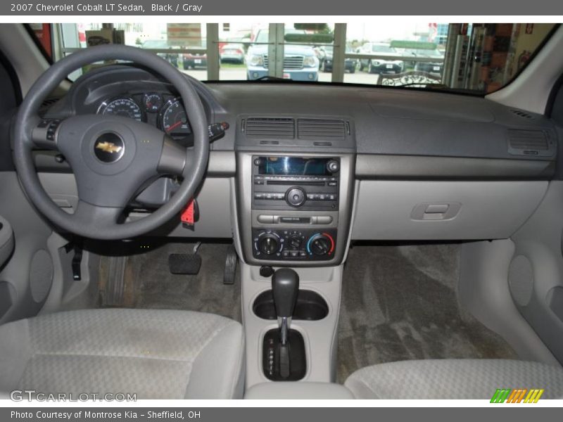 Black / Gray 2007 Chevrolet Cobalt LT Sedan