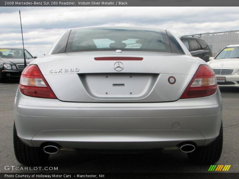Iridium Silver Metallic / Black 2008 Mercedes-Benz SLK 280 Roadster