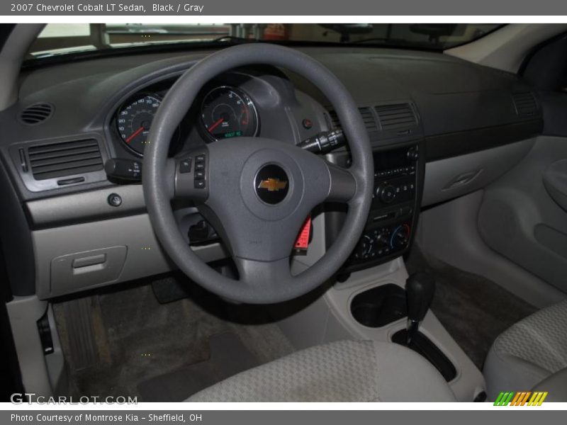 Black / Gray 2007 Chevrolet Cobalt LT Sedan