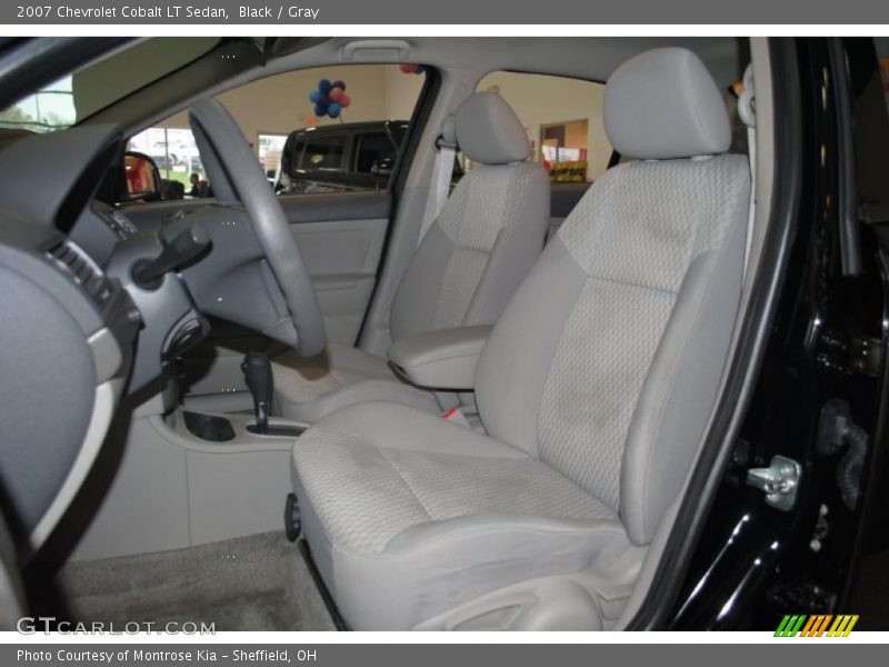 Black / Gray 2007 Chevrolet Cobalt LT Sedan