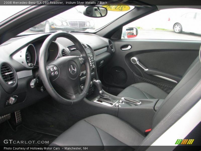 Iridium Silver Metallic / Black 2008 Mercedes-Benz SLK 280 Roadster