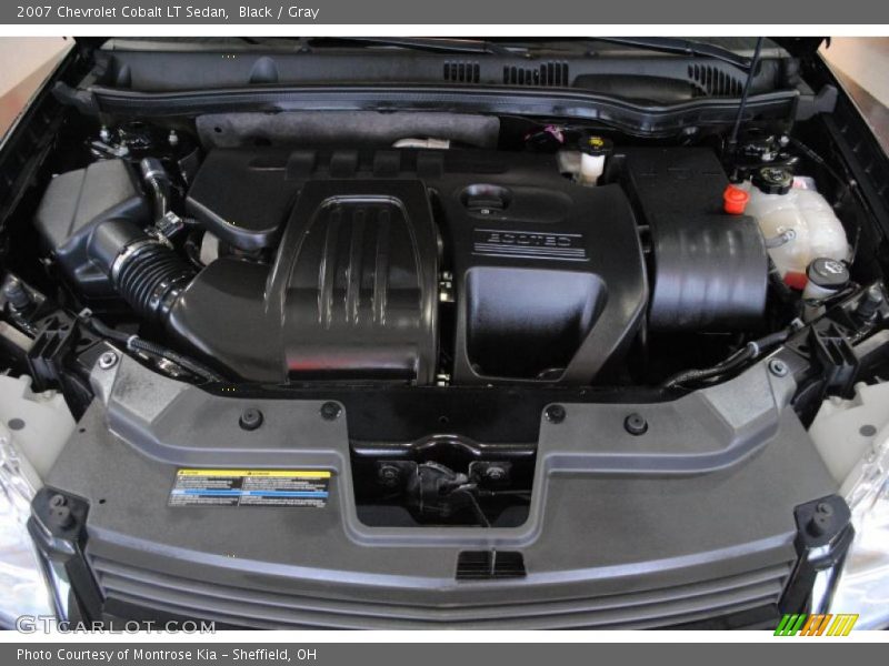 Black / Gray 2007 Chevrolet Cobalt LT Sedan