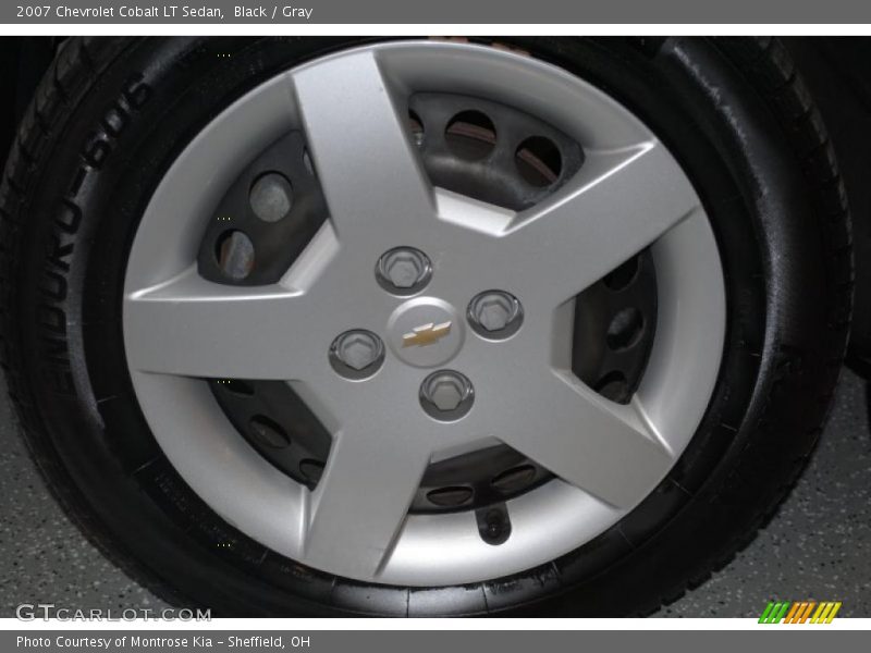 Black / Gray 2007 Chevrolet Cobalt LT Sedan