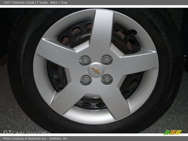 Black / Gray 2007 Chevrolet Cobalt LT Sedan