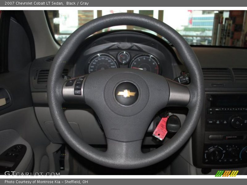 Black / Gray 2007 Chevrolet Cobalt LT Sedan