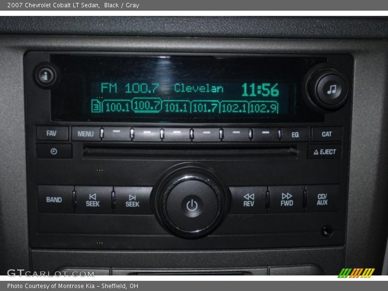 Black / Gray 2007 Chevrolet Cobalt LT Sedan