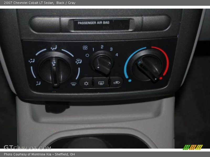Black / Gray 2007 Chevrolet Cobalt LT Sedan