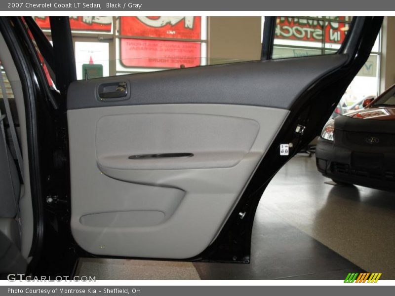 Black / Gray 2007 Chevrolet Cobalt LT Sedan