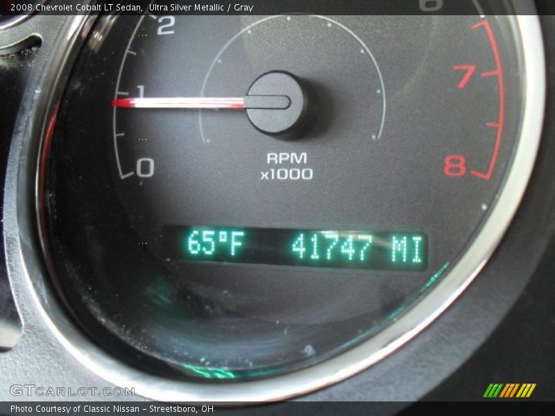 Ultra Silver Metallic / Gray 2008 Chevrolet Cobalt LT Sedan