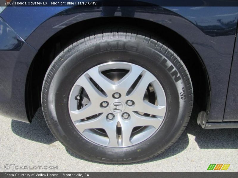 Midnight Blue Pearl / Gray 2007 Honda Odyssey EX