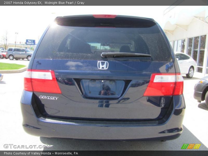 Midnight Blue Pearl / Gray 2007 Honda Odyssey EX