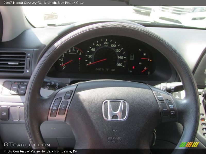 Midnight Blue Pearl / Gray 2007 Honda Odyssey EX