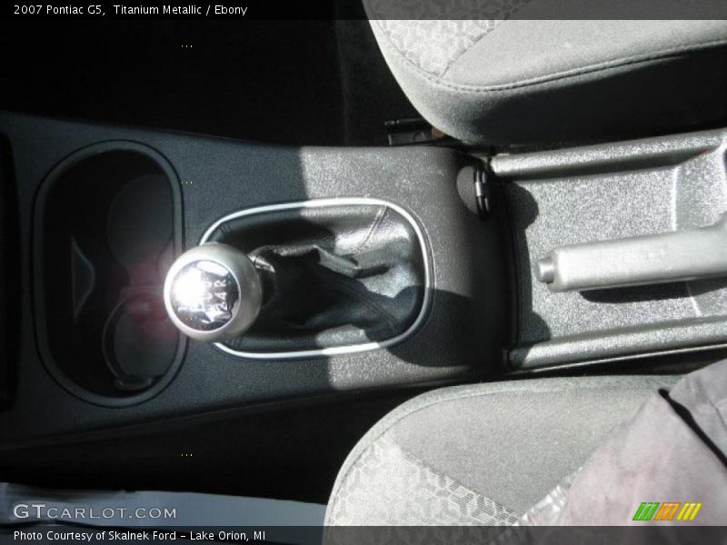 Titanium Metallic / Ebony 2007 Pontiac G5