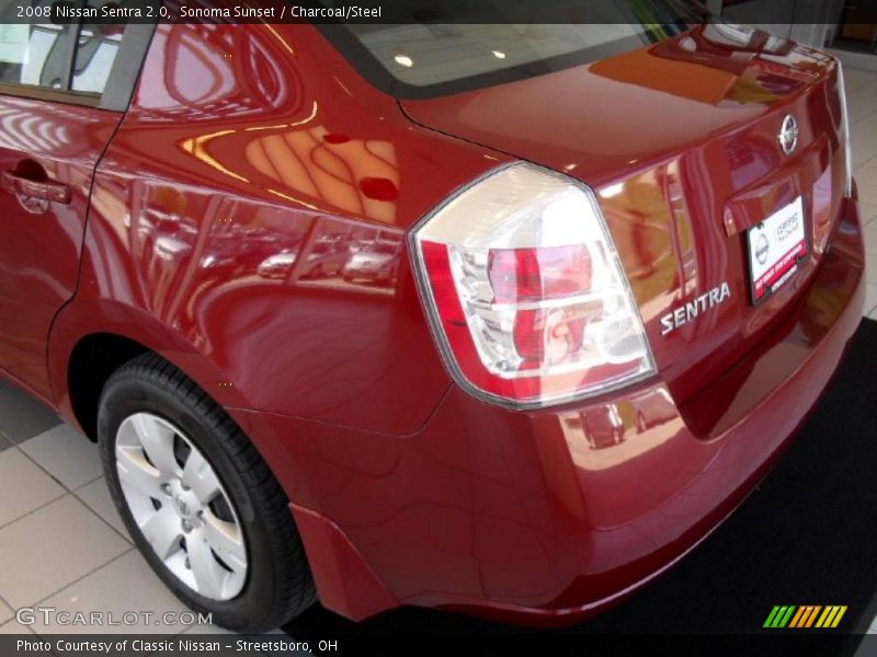 Sonoma Sunset / Charcoal/Steel 2008 Nissan Sentra 2.0