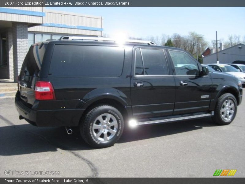 Black / Charcoal Black/Caramel 2007 Ford Expedition EL Limited 4x4