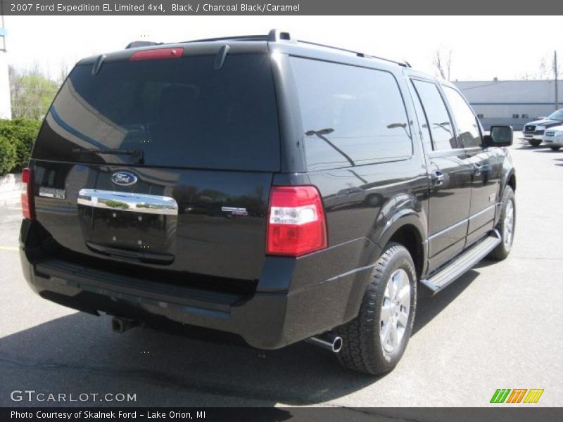 Black / Charcoal Black/Caramel 2007 Ford Expedition EL Limited 4x4