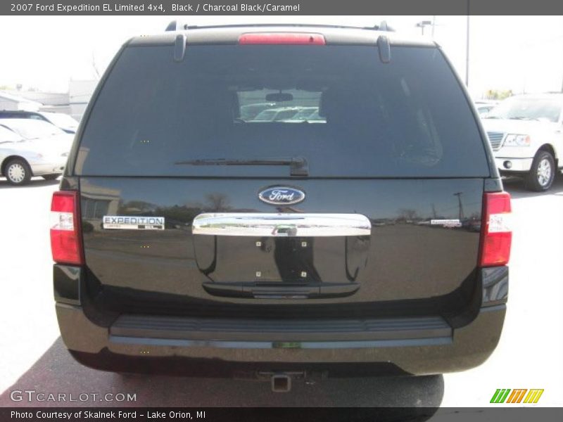 Black / Charcoal Black/Caramel 2007 Ford Expedition EL Limited 4x4
