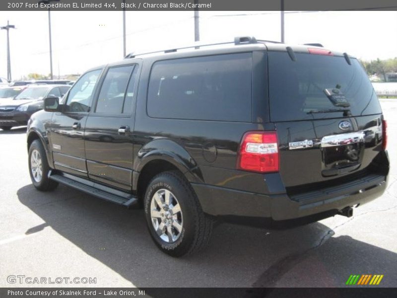 Black / Charcoal Black/Caramel 2007 Ford Expedition EL Limited 4x4