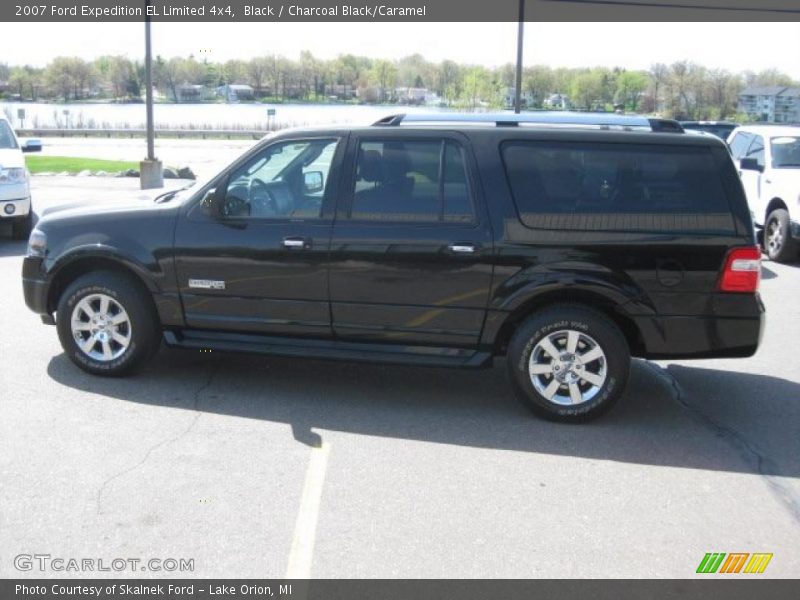 Black / Charcoal Black/Caramel 2007 Ford Expedition EL Limited 4x4