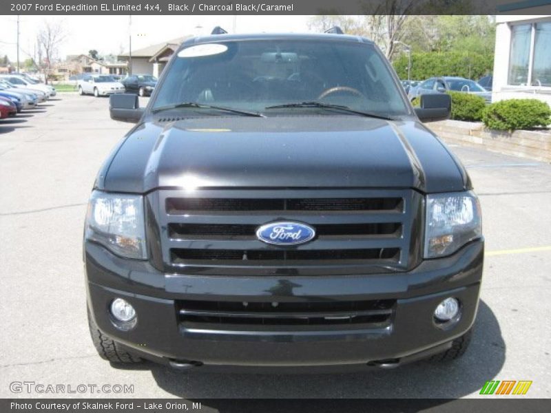 Black / Charcoal Black/Caramel 2007 Ford Expedition EL Limited 4x4