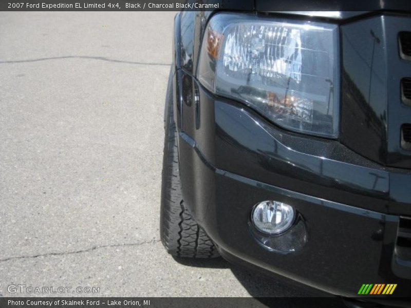 Black / Charcoal Black/Caramel 2007 Ford Expedition EL Limited 4x4