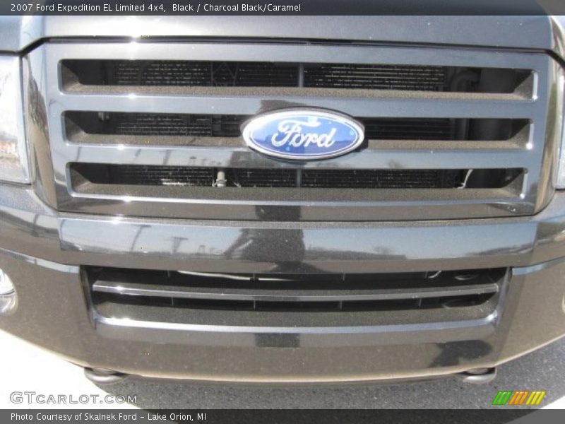 Black / Charcoal Black/Caramel 2007 Ford Expedition EL Limited 4x4