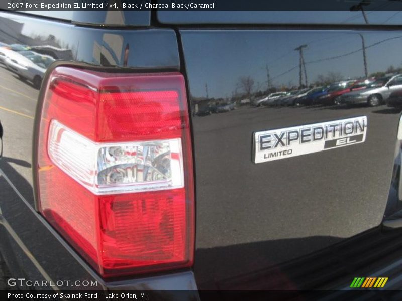 Black / Charcoal Black/Caramel 2007 Ford Expedition EL Limited 4x4