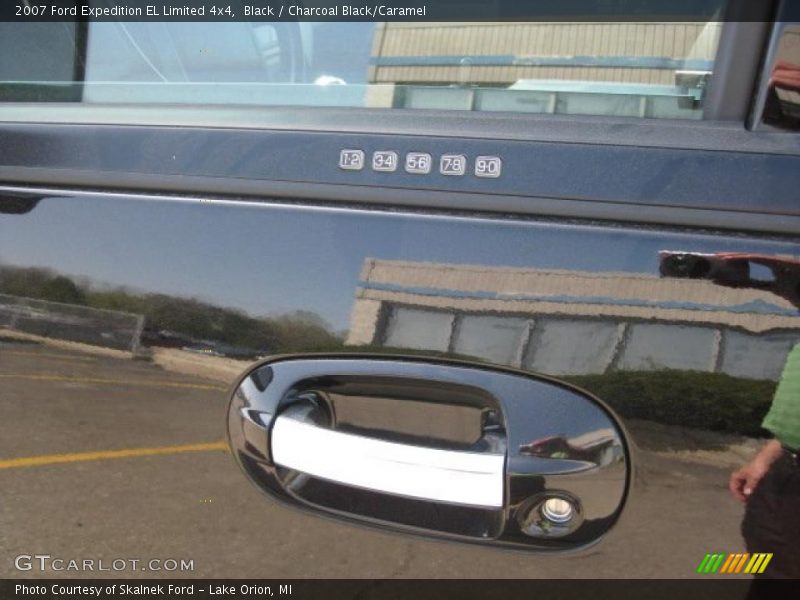 Black / Charcoal Black/Caramel 2007 Ford Expedition EL Limited 4x4